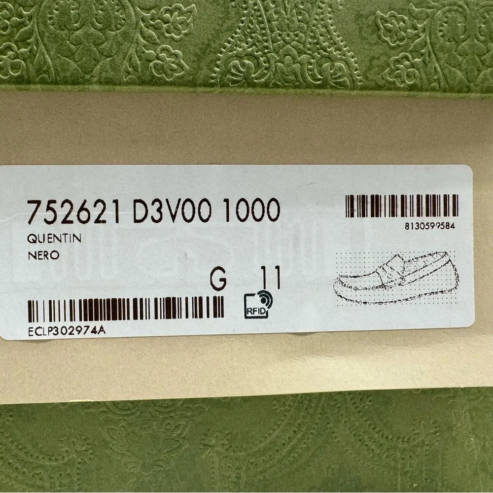 GUCCI  Horsebit Moccasin Quentin Driving Loafers 752621 D3V00 New in Box 🔥🔥😳 - Picture 15 of 15